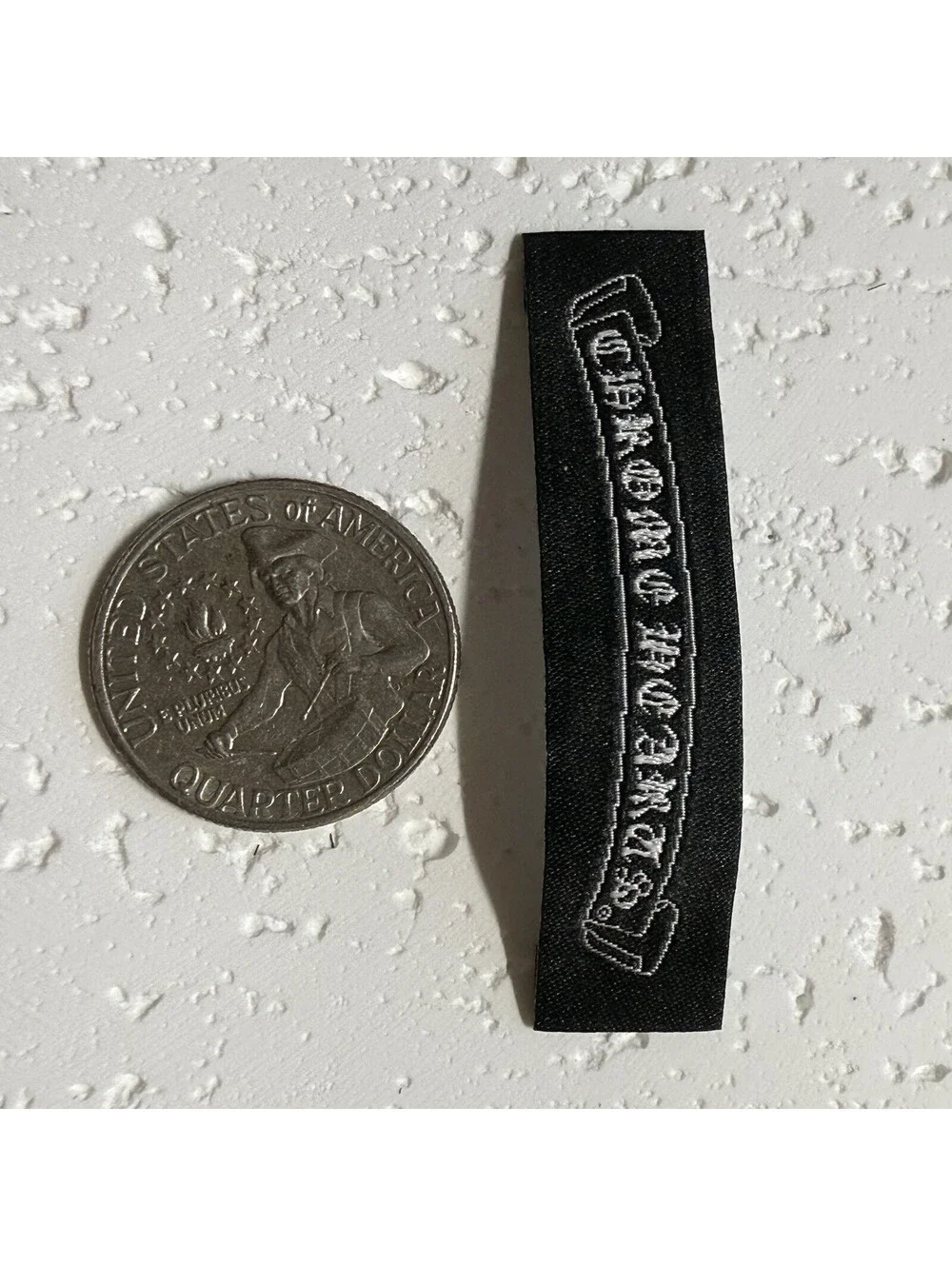 Chrome Hearts 1 Designer Tag LABEL Replacement Sewing Accessories 6 X 1 cm